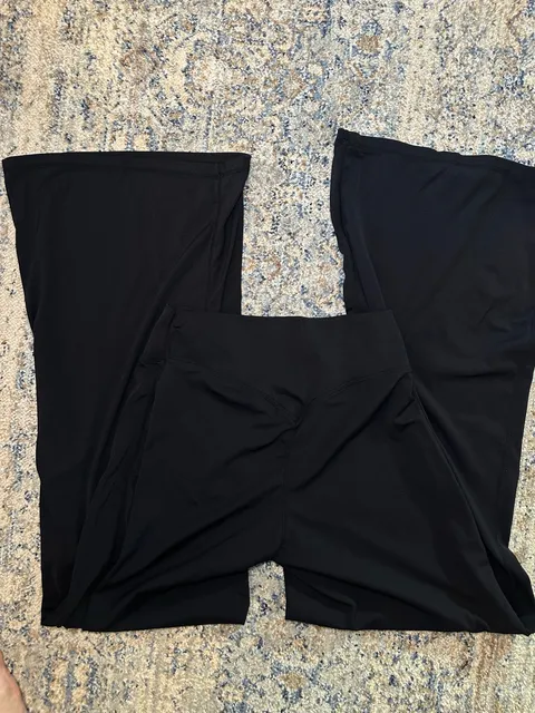 Aerie Flare Leggings Black Size XS