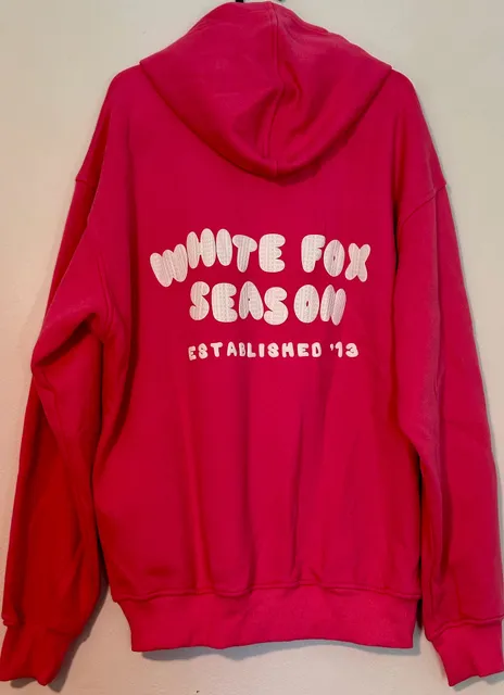 White Fox Boutique Season Hoodie Pink