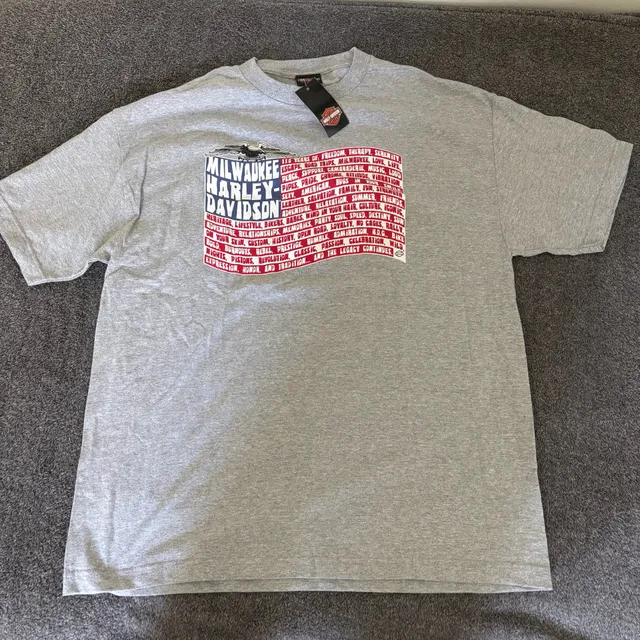 New Harley-Davidson Milwaukee Don't Tread T-Shirt Size XL Grey