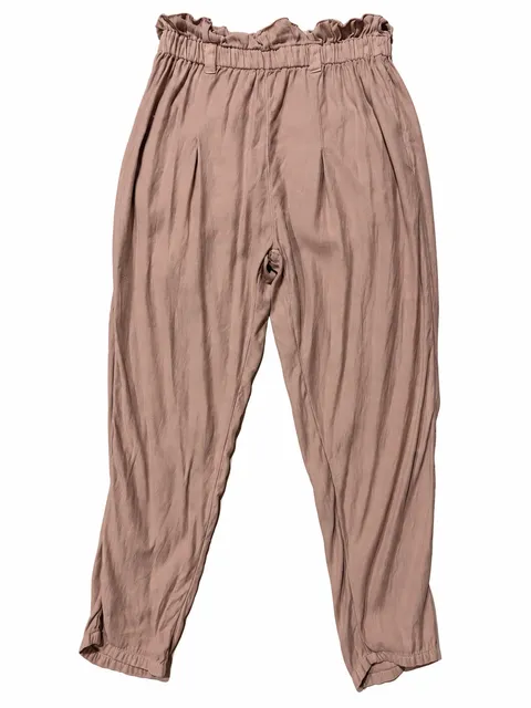 Billabong Paperbag Waist Pants Size S Brown