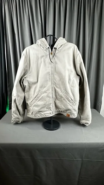 Carhartt 100733 261 Active Jacket Size L Tan Quilted Lined Workwear