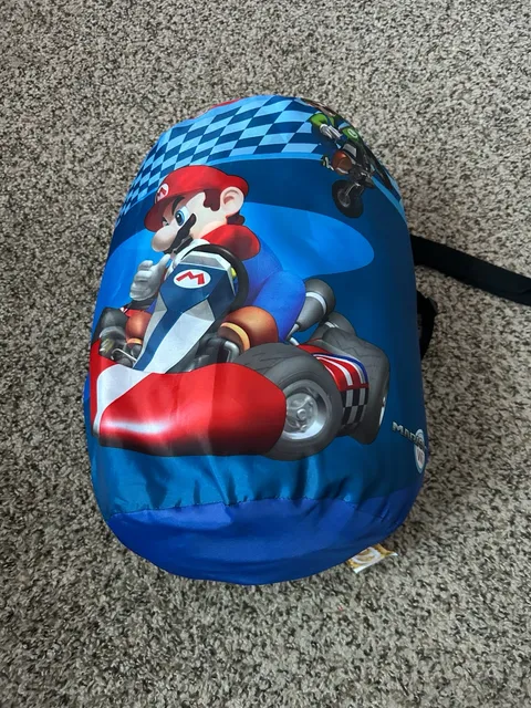 Nintendo Mario Kart Sleeping Bag with Backpack Sling