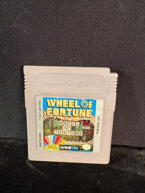 Nintendo Wheel of Fortune Game Boy Cartridge