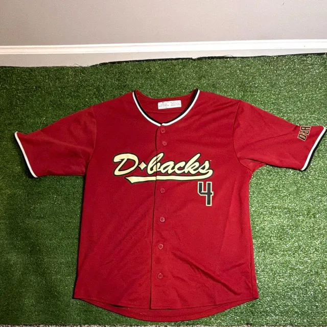 Majestic Arizona Diamondbacks Marte #4 Jersey XXL Red MLB Baseball