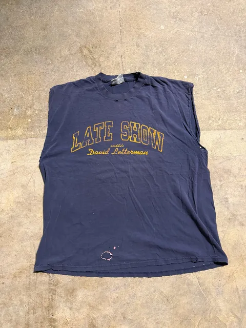 Lee Late Show with David Letterman Cutoff T-Shirt XL