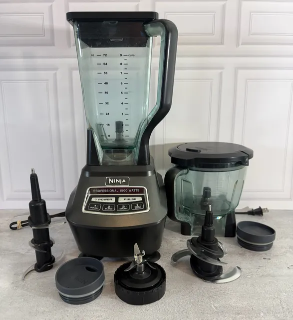 Ninja Professional 1500 Watts Blender System With Accessories