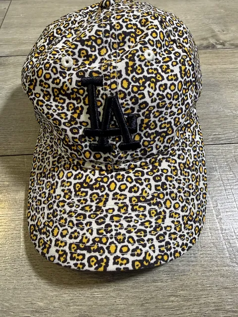 New Era Los Angeles Dodgers 9Twenty Leopard Print Adjustable Hat Cap