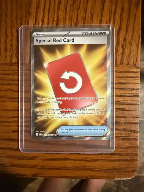 Pokemon Special Red Card 113/086 Secret Rare