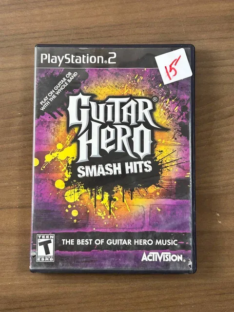 Guitar Hero Smash Hits PS2 PlayStation 2 2009 Complete CIB w/ Manual