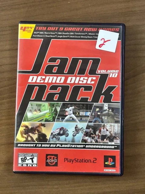 PlayStation Underground Jampack Volume 11 Demo Disc PS2 w/ Manual & Case