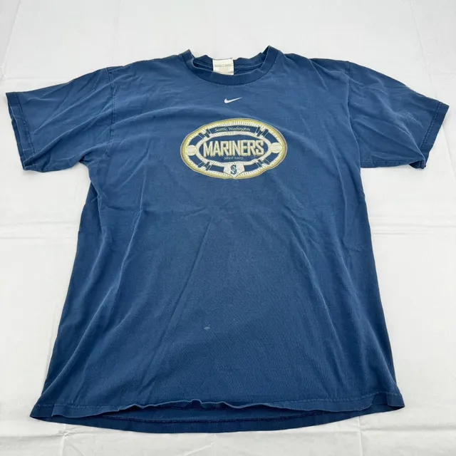 Vintage 90s Seattle Marines MLB Baseball T Shirt Distressed 