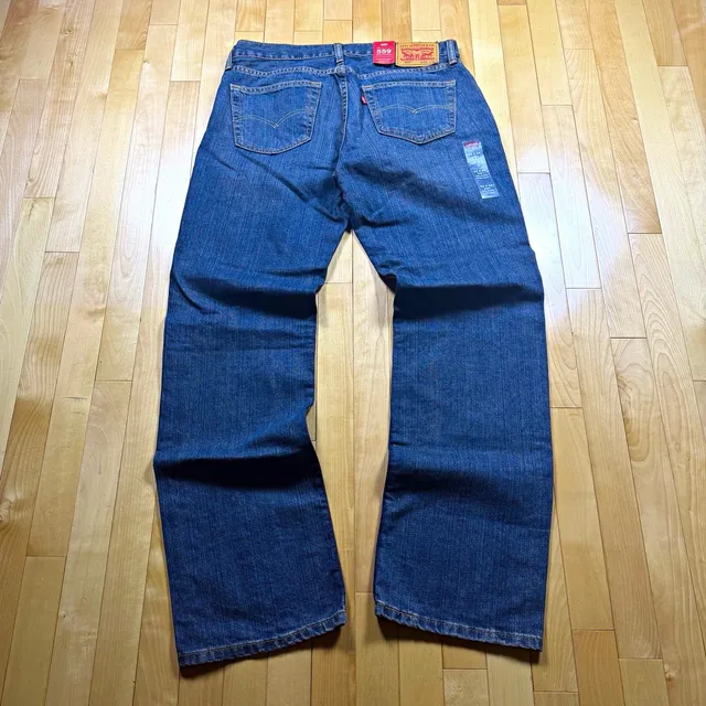 Levi’s 559 Jeans Mens 34x34 Relaxed Straight Dark Wash Denim NWT 00559-2765