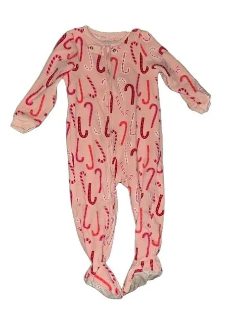 Christmas Carter's Fleece Footed Pajamas Size 2T