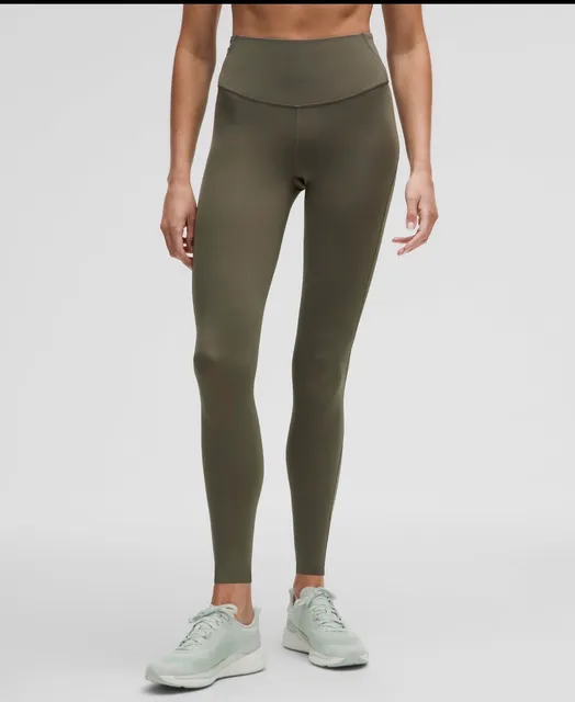 Lululemon Wunder Train High-Rise Tight 28 Olive Green