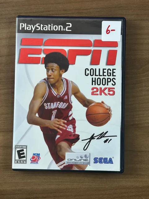 ESPN College Hoops 2K5 PS2 PlayStation 2 Game w/ Manual Case Ex-Rental