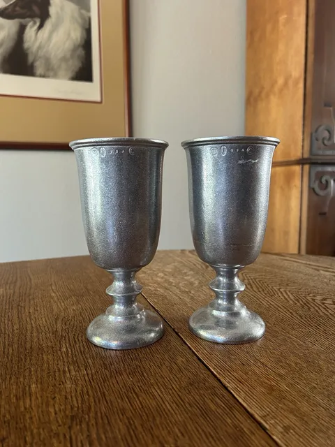 Wilton Armetale Pewter Goblets Set of 2