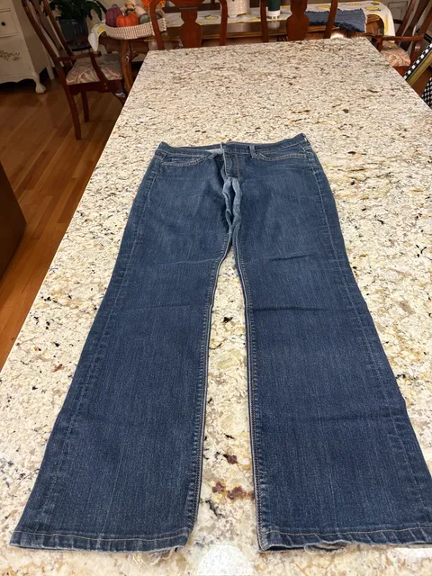 7 For All Mankind High Waist Bootcut Jeans Size 32 Blue Denim