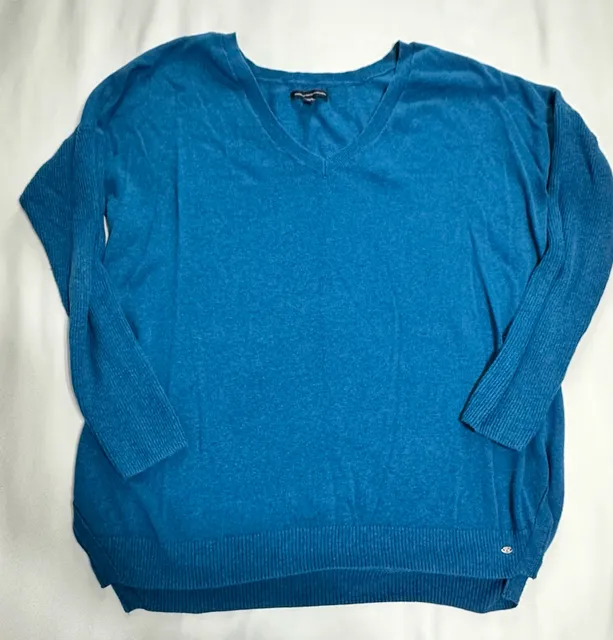 American Eagle Outfitters V-Neck Sweater Size L Blue Pullover