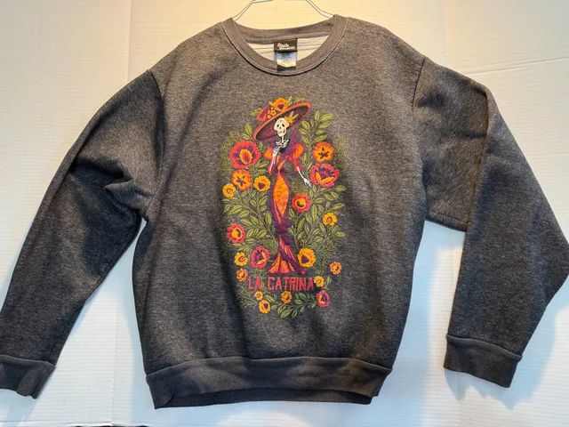 Hasta Siempre La Catrina Sweatshirt Size XXL