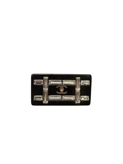Chanel CC Rectangular Crystal Statement Ring – 07C