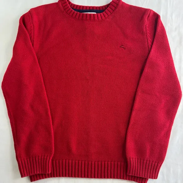 Tommy Bahama Sweater kids Size S (8) Red Long Sleeve Crewneck