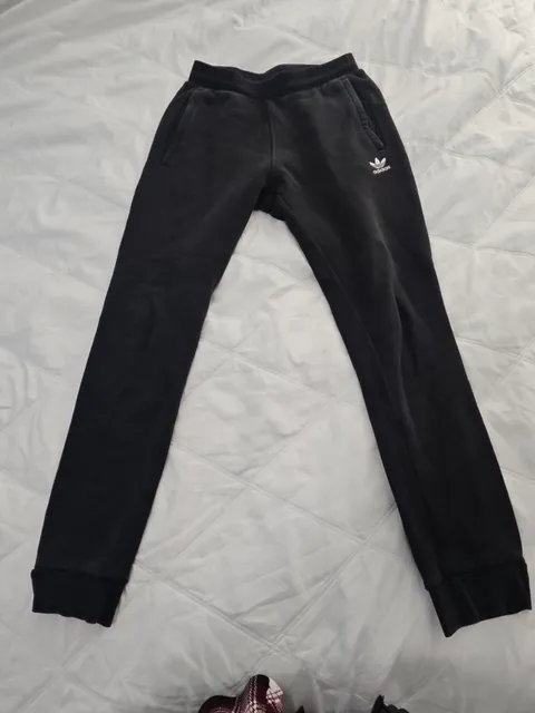 Adidas Sweatpants Size S Black Primegreen Trefoil