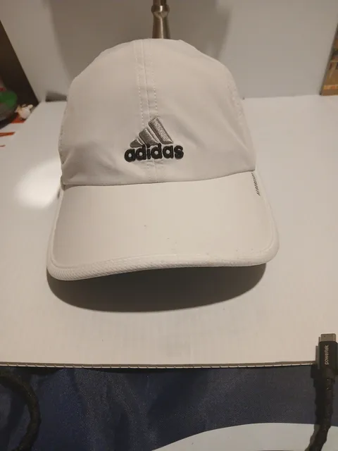 Adidas Aeroready White Baseball Hat Cap