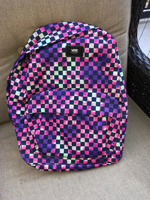 Vans Old Skool III Backpack Multi Check Tie Dye OS