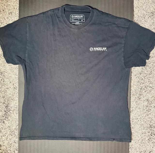 Magellan Outdoors Florida Fishing Graphic T-Shirt Size XL Black