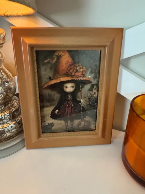 Little Spooky Witch Framed Art