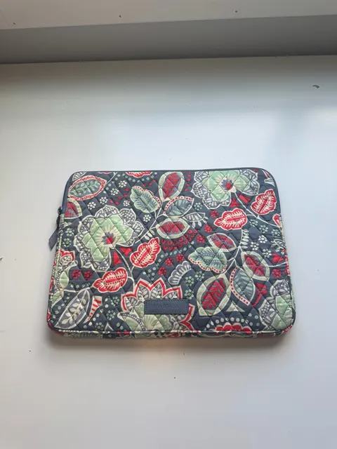 Vera Bradley Quilted Floral Laptop Sleeve Case