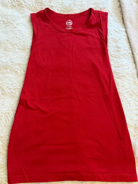 Wonder Nation Tank Top Size youth L 10-12 Red Sleeveless like new