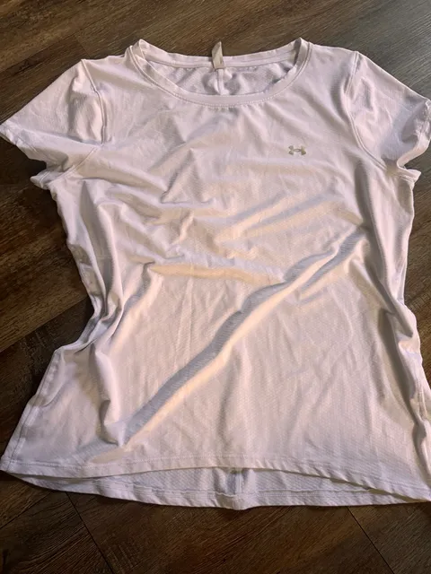 Under Armour HeatGear Armour Short Sleeve Tee Size XL White