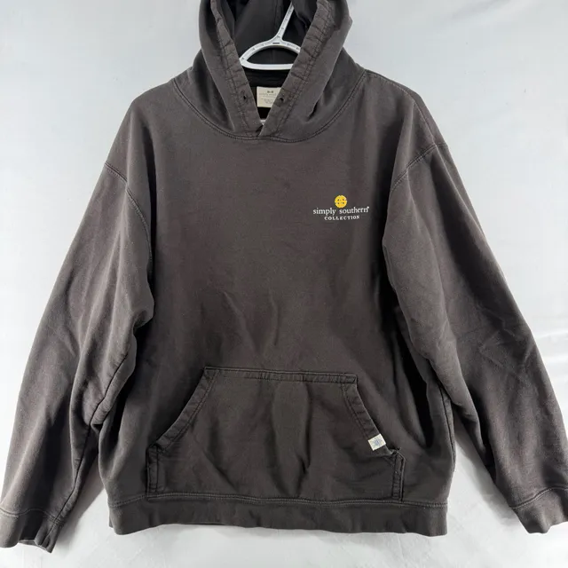 1653 Simply Southern Bee Happy Hoodie Size Xlarge