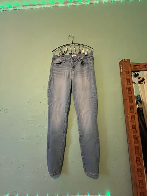 Lei Skinny Jeans Size 11 Regular Light Wash Stretch