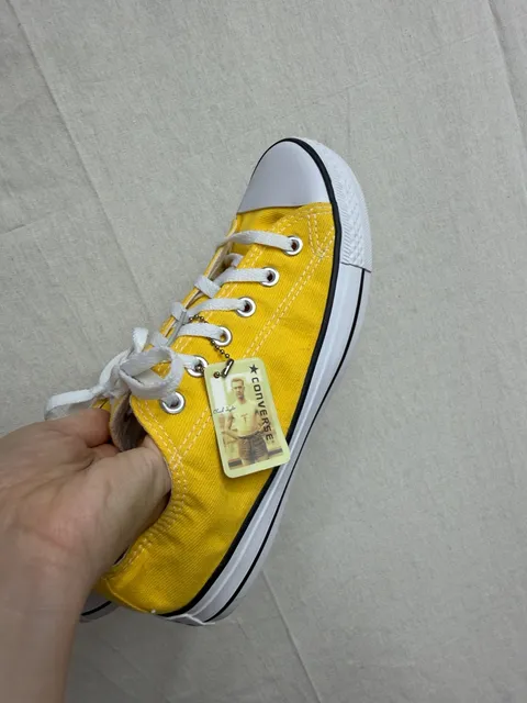 Converse Chuck Taylor All Star Low Yellow Canvas Sneakers
