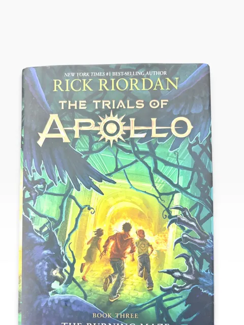 The Trials of Apollo Book Three The Burning Maze | Book 3 | Hard Cover