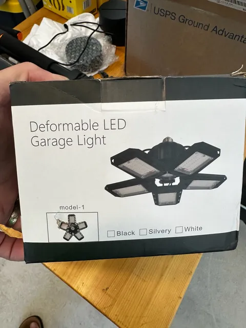 JingDa Light Deformable LED Garage Light Model ZSJD-55W Black 6500K