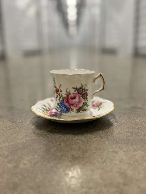 Hammersley Fine Bone China Floral Tea Cup And Saucer