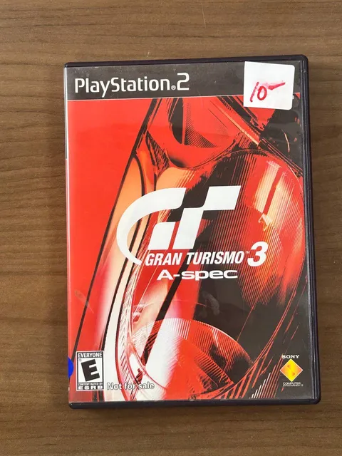 Gran Turismo 3 A-spec PS2 PlayStation 2 Not for Sale Disc Case Manual CIB