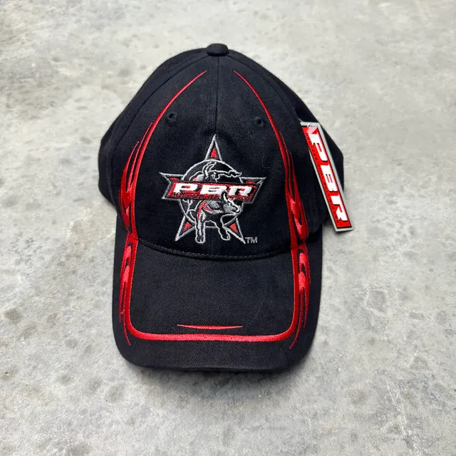 NWT Embroidered PBR Professional Bull Riders Hat - Black