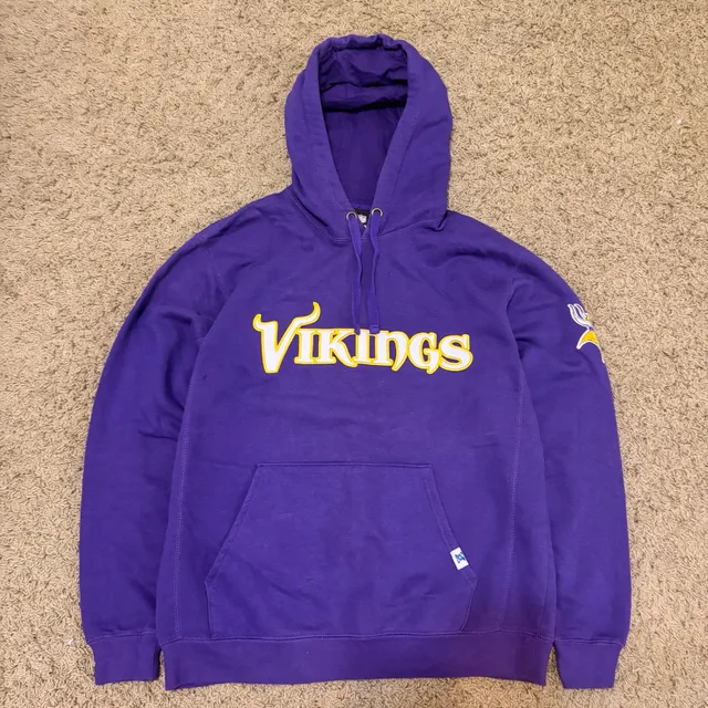 NFL Team Apparel Minnesota Vikings Hoodie Size M Purple
