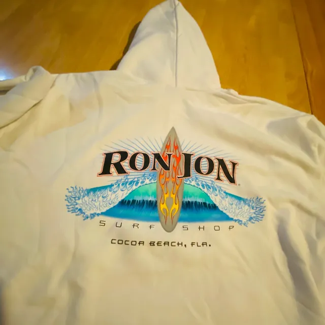 Ron Jon Surf Shop Hoodie White
