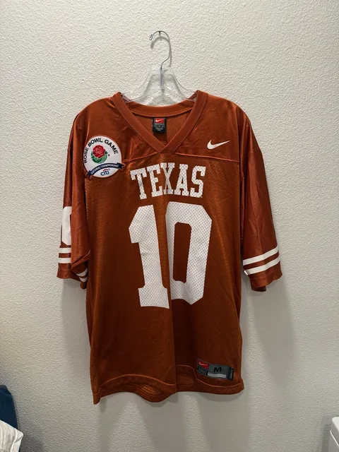 Nike Texas Longhorns Rose Bowl Game Jersey Size M 2006 Vince young college UT