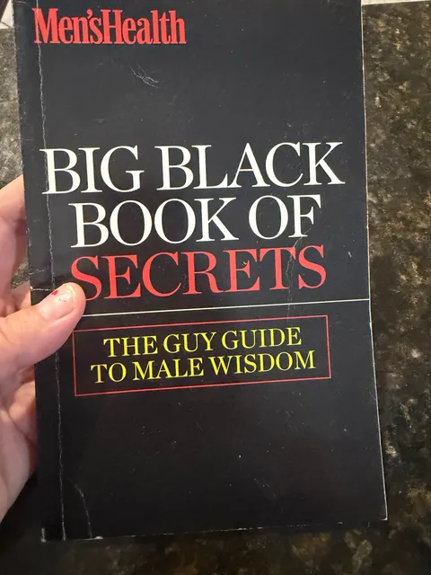 Men's Health Big Black Book of Secrets Paperback Fitness Guide