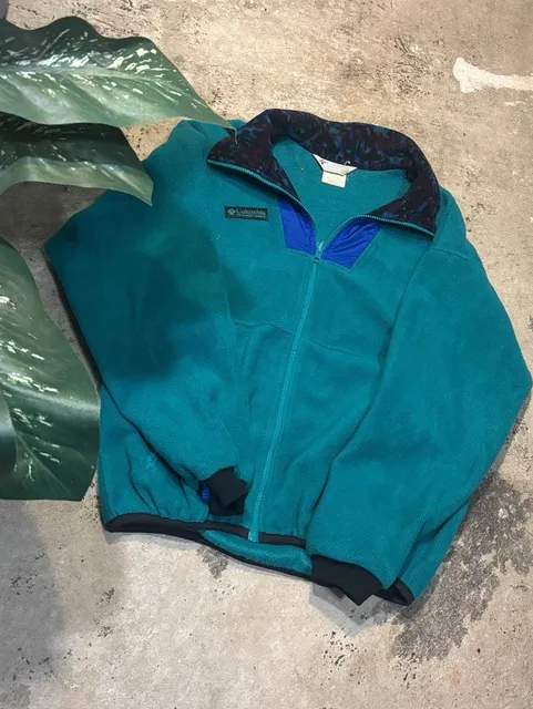 Columbia Aztec Sportswear Full Zip Fleece Jacket Women’s S/M Youth 18/20