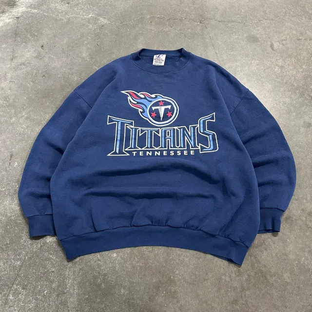 Vintage 2000s Tennessee Titans NFL Logo Athletic Crewneck Sweatshirt 2XL