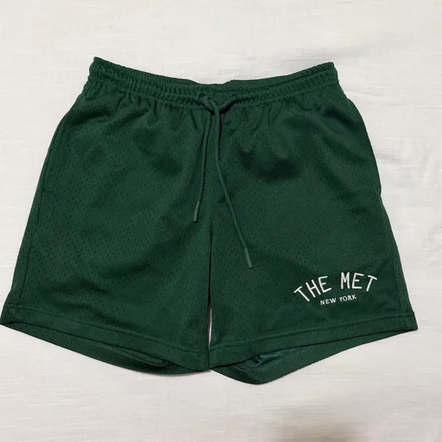 PacSun The Met New York Mesh Shorts Size S Green