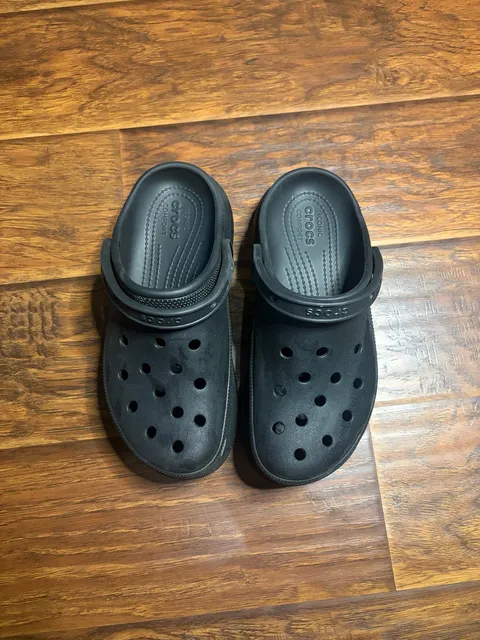 Crocs Crush Clog Platform Black Size W10