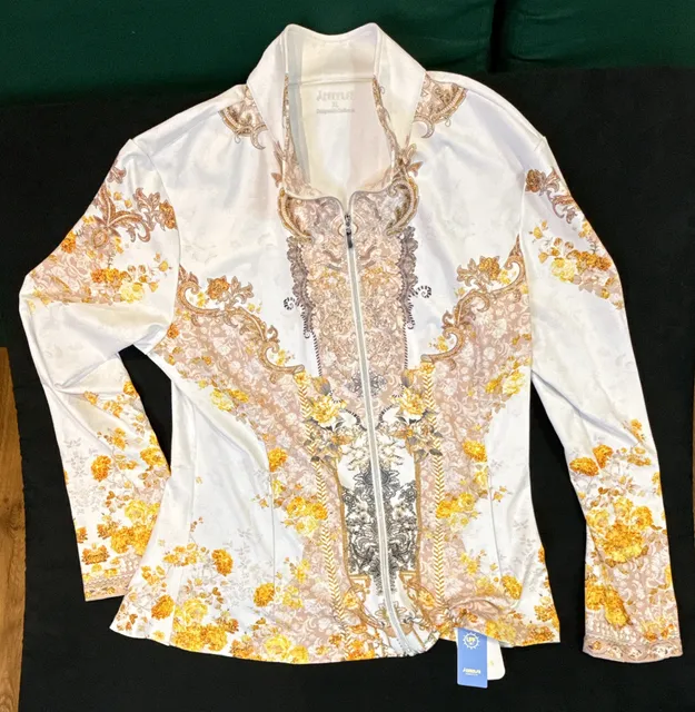 Acegolfs Botanical Energy Ruffle Golf Jacket Size XL Sun Protection